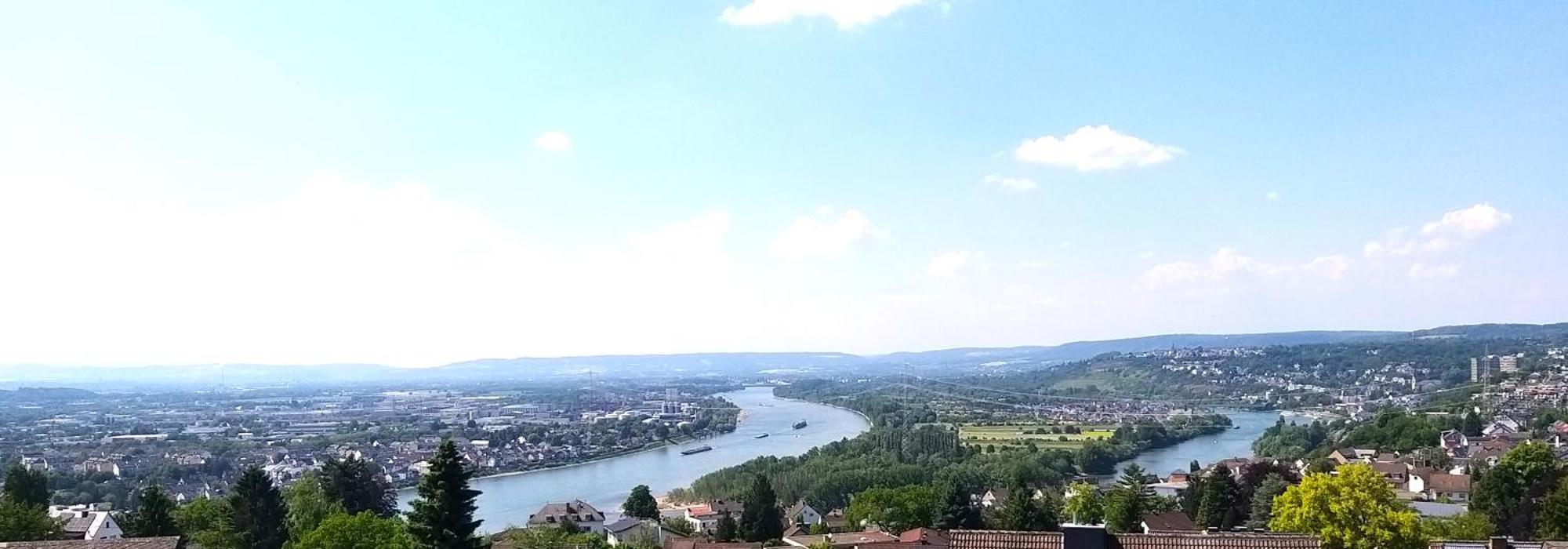 Rheinblick Am Rheinsteig Zur Festung Ehrenbreitstein Mit Balkon Und Sauna Urbar  Eksteriør bilde