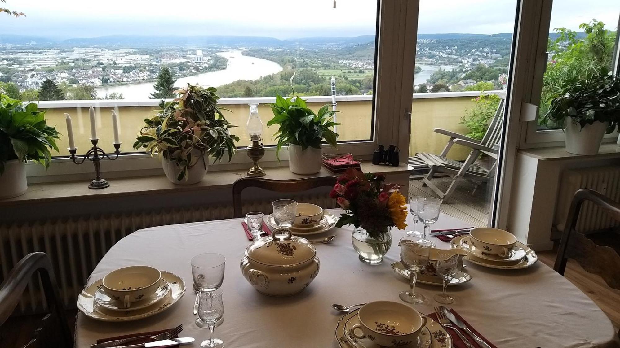 Rheinblick Am Rheinsteig Zur Festung Ehrenbreitstein Mit Balkon Und Sauna Urbar  Eksteriør bilde